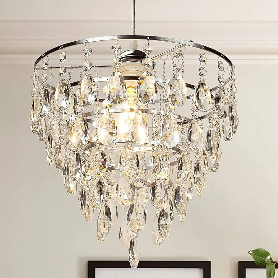 Amazon.co.jp : DINGLILED シャンデリア クリスタル 天井照明