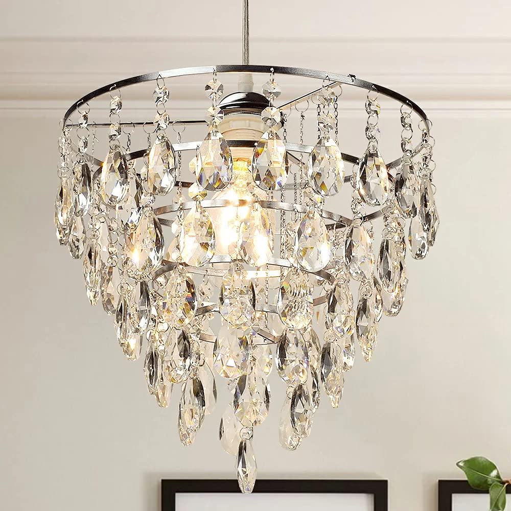 Amazon.co.jp : DINGLILED シャンデリア クリスタル 天井照明