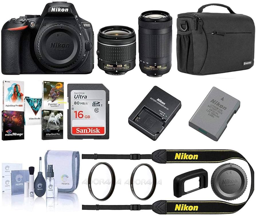 Amazon.com : Nikon D5600 DSLR Camera Kit w/AFP DX 18-55mm f/3.5