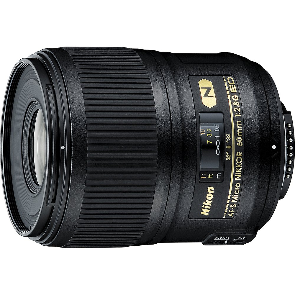 Nikon AF-S FX Micro-NIKKOR 60mm f/2.8G ED Fixed Zoom Lens with