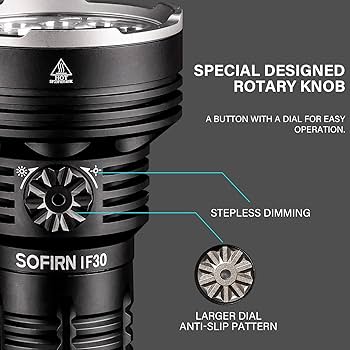 sofirn IF30 Flashlight High Lumens, 12000 Lumens Ultra Bright