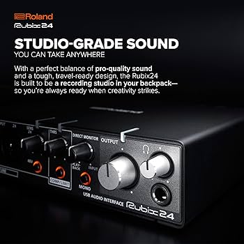 Amazon.com: Roland Rubix24 2-In/4-Out USB Audio Interface | High