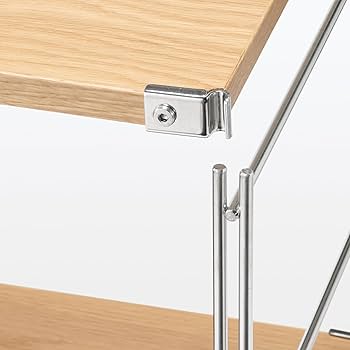 Amazon｜無印良品 ステンレスユニットシェルフ オーク材棚セット