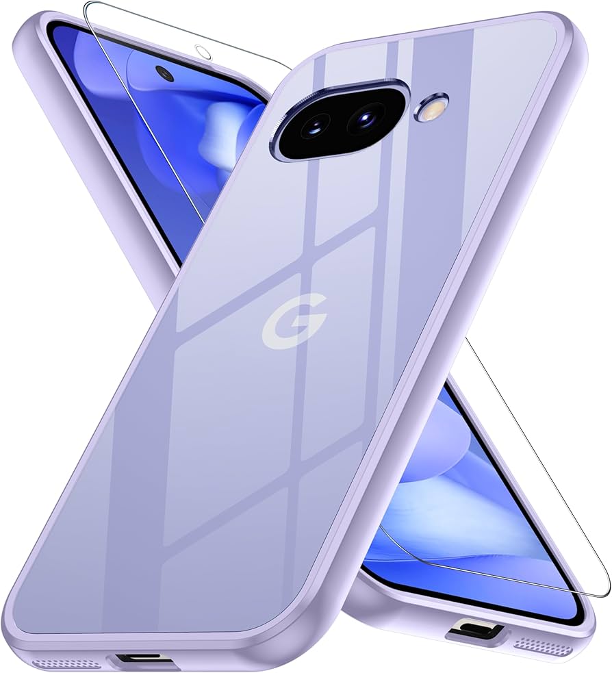 Amazon.co.jp: Google Pixel 9a 用ケース パープル 黄変防止 グーグル