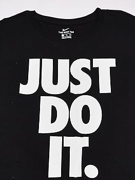 Amazon | Nike Men's Just Do It Big Logo T-Shirt (XX-Large, Black