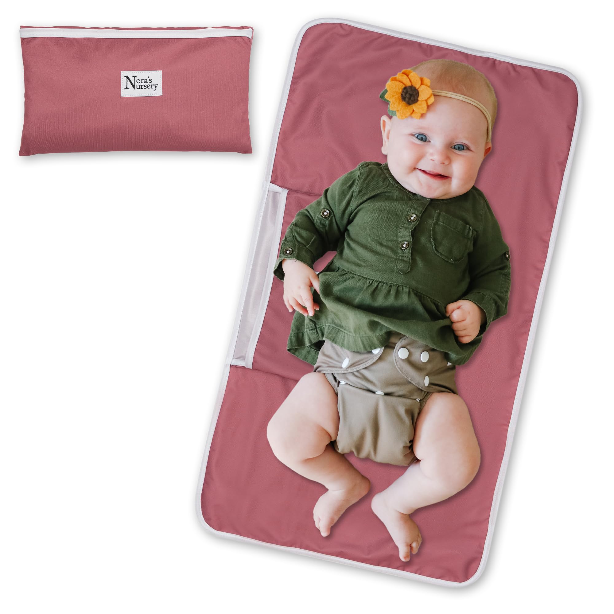 Amazon.com : Nora's Nursery Portable Baby Diaper Changing Pad