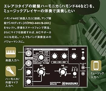 Amazon | SUZUKI スズキ 多目的アンプ SPA-03 | キーボードアンプ