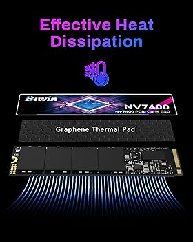 Amazon.com: BIWIN Black Opal NV7400 2TB SSD Gen4x4, Read Speed up
