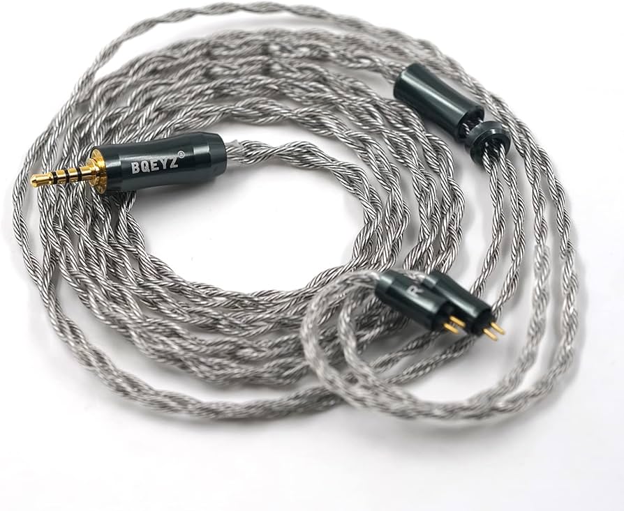 Amazon | BQEYZ Autumn イヤホン ケーブル C12 銀メッキ線と銅メッキ線
