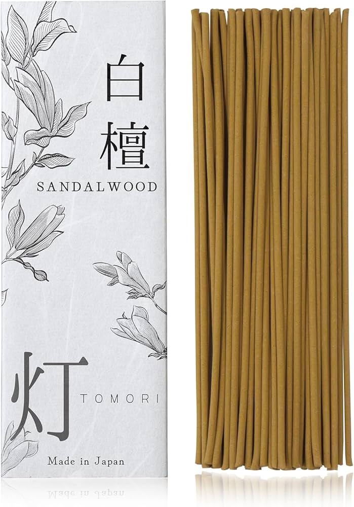 Amazon.co.jp: 【少し贅沢な香りの癒し】お香 白檀 線香 約60本入 日本