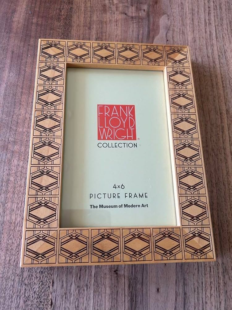 Amazon.co.jp: フランクロイドライト 木製 フォトフレーム 写真立て