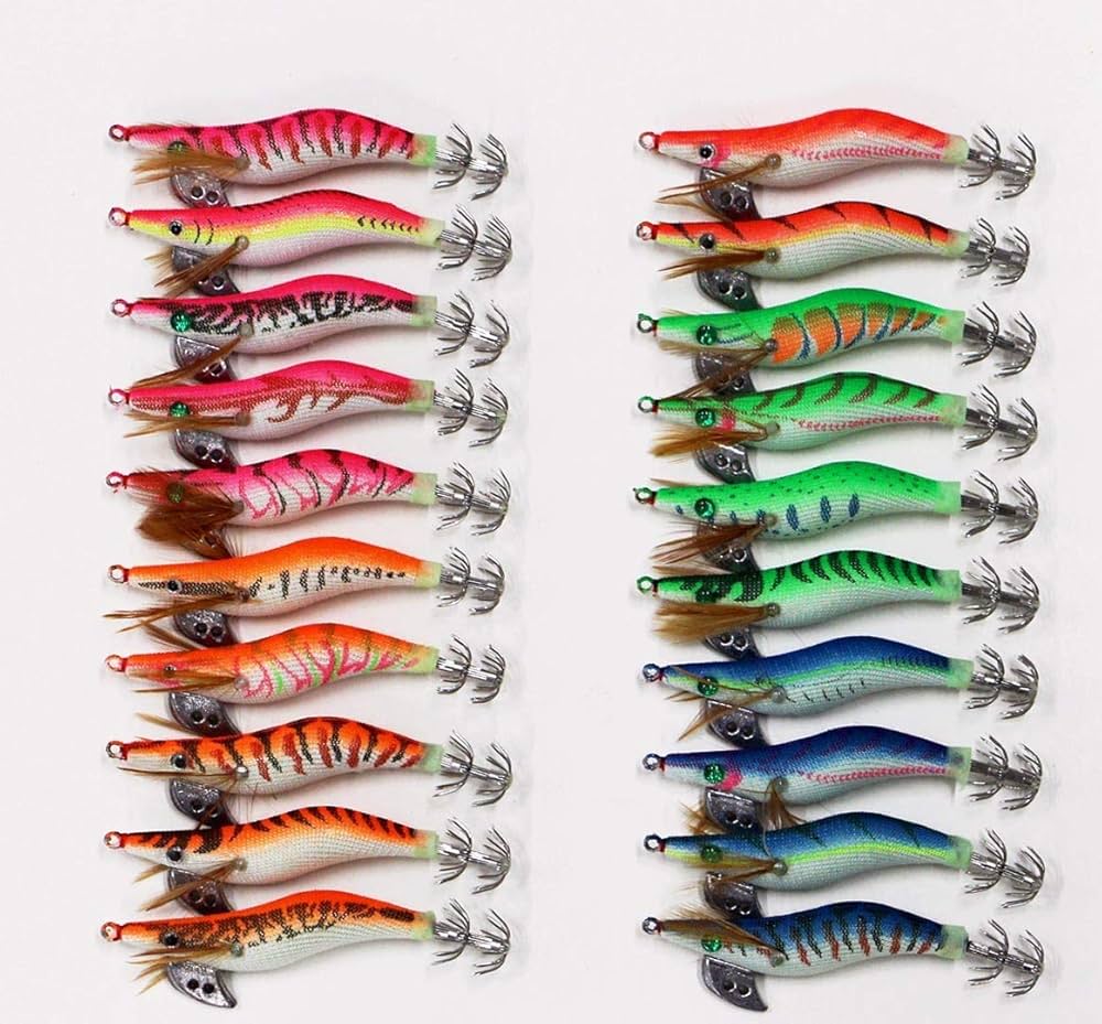 Amazon | 釣具 2.0号 エギ 20本 セット A20egi20hRD20 エギング