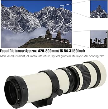 Amazon.co.jp: 望遠レンズ 420-800MM超望遠ズーム キャノンEFマウント