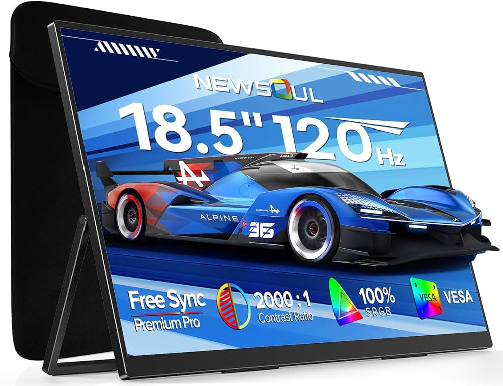 Amazon.co.jp: 18.5インチ 120Hz モバイルモニター ポータブルモニター