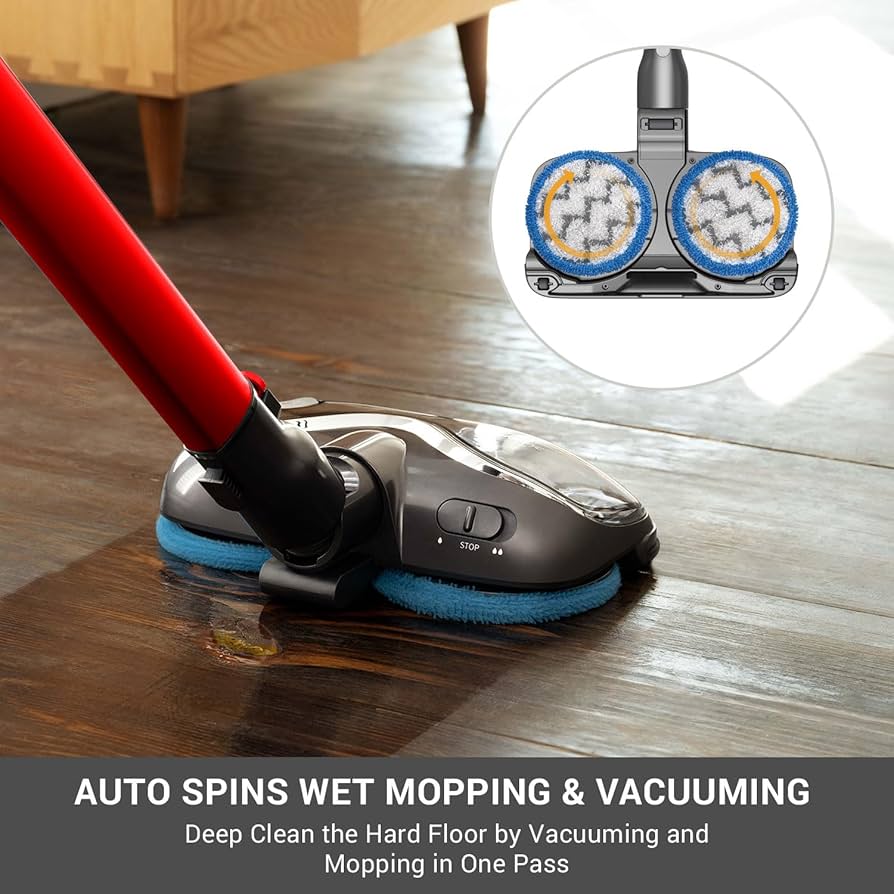 Amazon | Puppyoo コードレス掃除機 T12 Pro Rinse 2年間無料修理保証