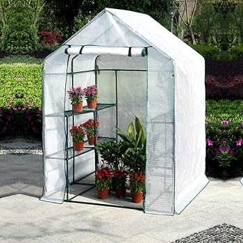 Amazon.co.jp: Visame 大型ビニールハウス 家庭用 ビニール温室 簡易