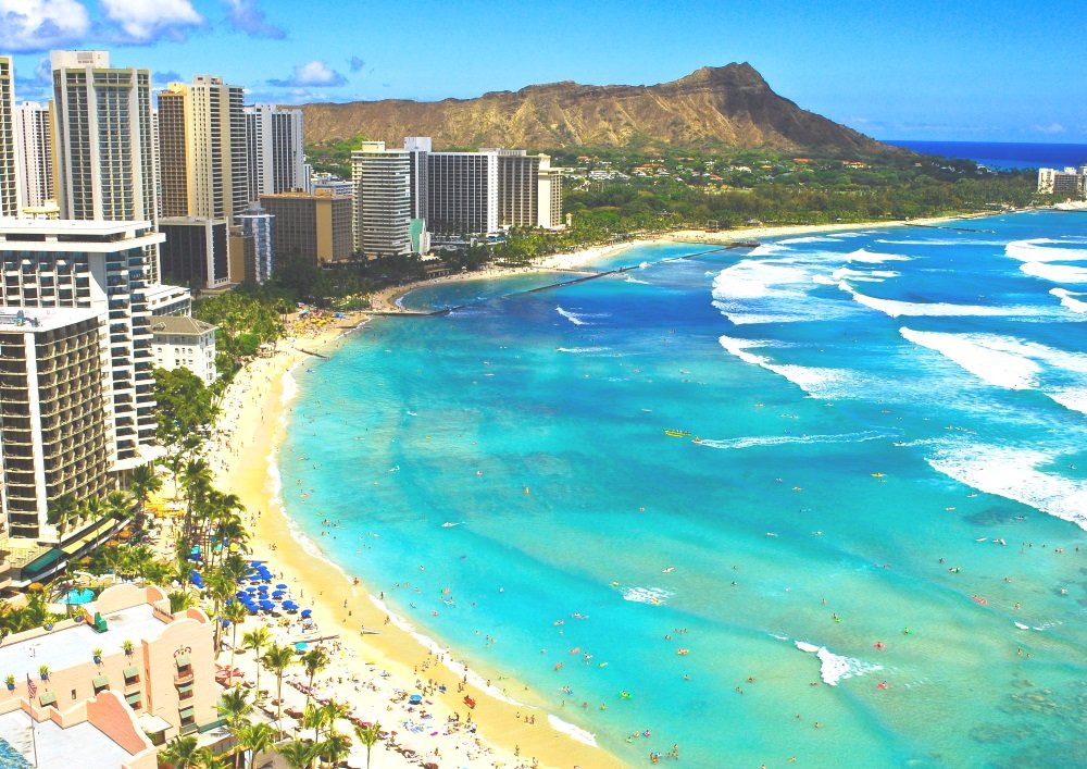 Amazon.co.jp: 絵画風 壁紙ポスター （はがせるシール式） ハワイ