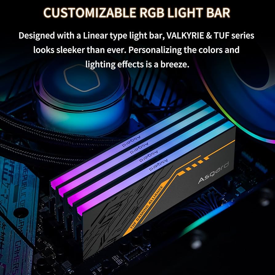 Amazon.co.jp: DDR5 RAM ASGARD Valkyrie & TUF RGBシリーズ 32GB