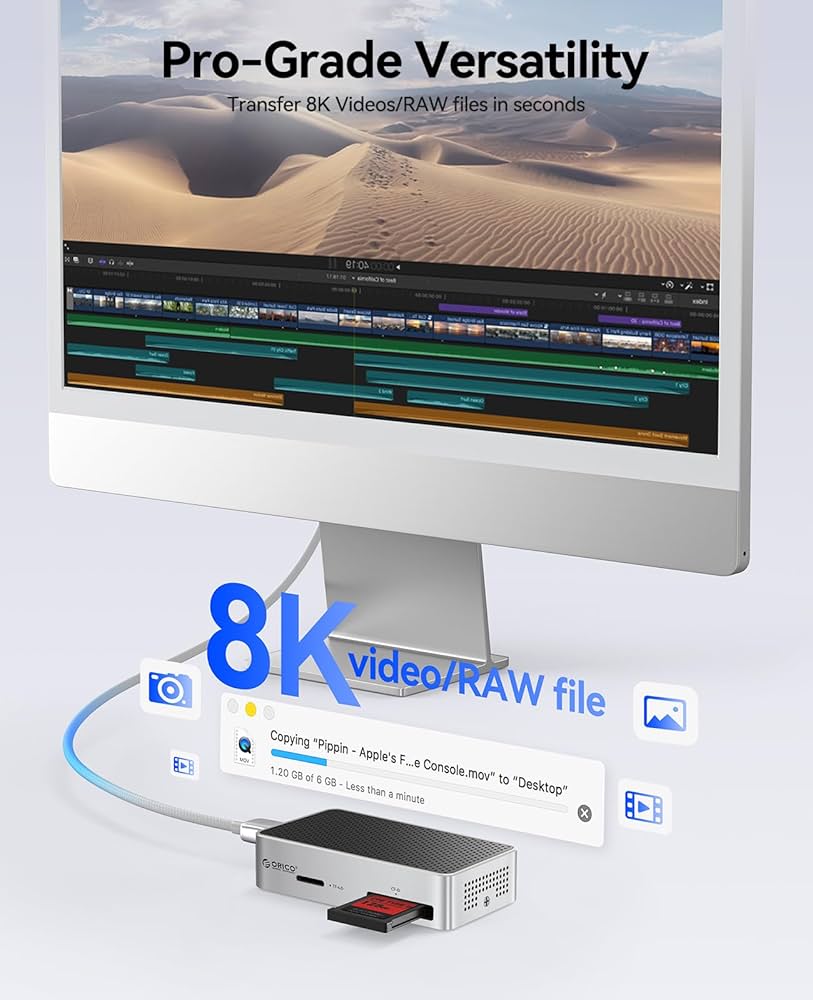 Amazon.co.jp: ORICO M4DK 40Gbps Card Reader, CFexpress Type B