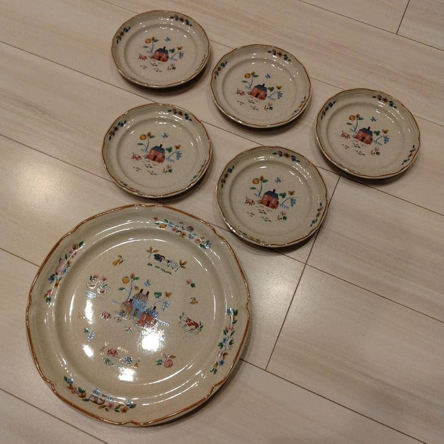 Amazon.co.jp: ヤマカ ハートランド アメリカンカントリー プレート