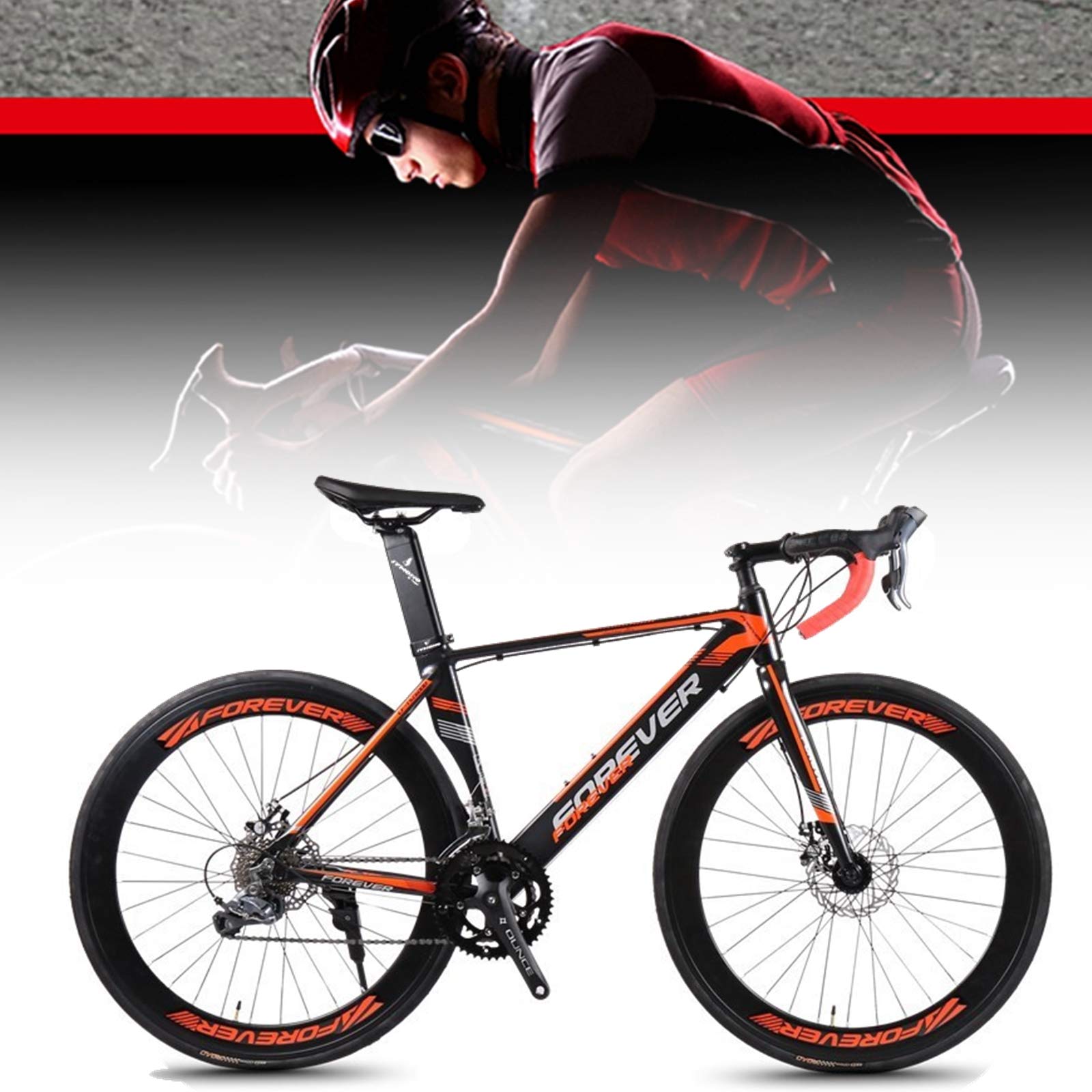 Amazon | ロードバイク 700C おしゃれ自転車 超軽量 アルミフレーム