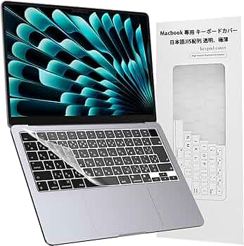 Amazon.co.jp: 【JP JIS配列2025 M5 】2026キーボードカバー用Macbook