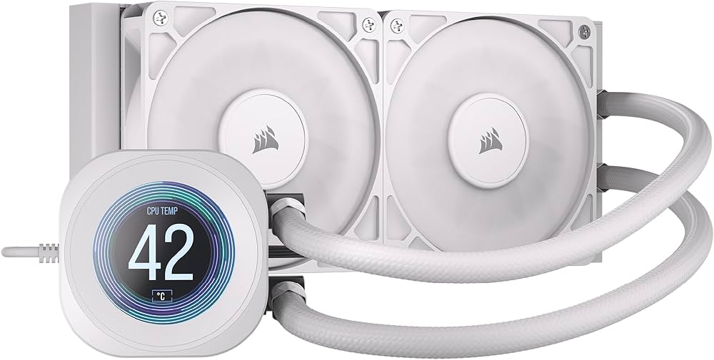 Amazon.co.jp: CORSAIR NAUTILUS 240 RS LCD 液体CPU クーラー – 2.1