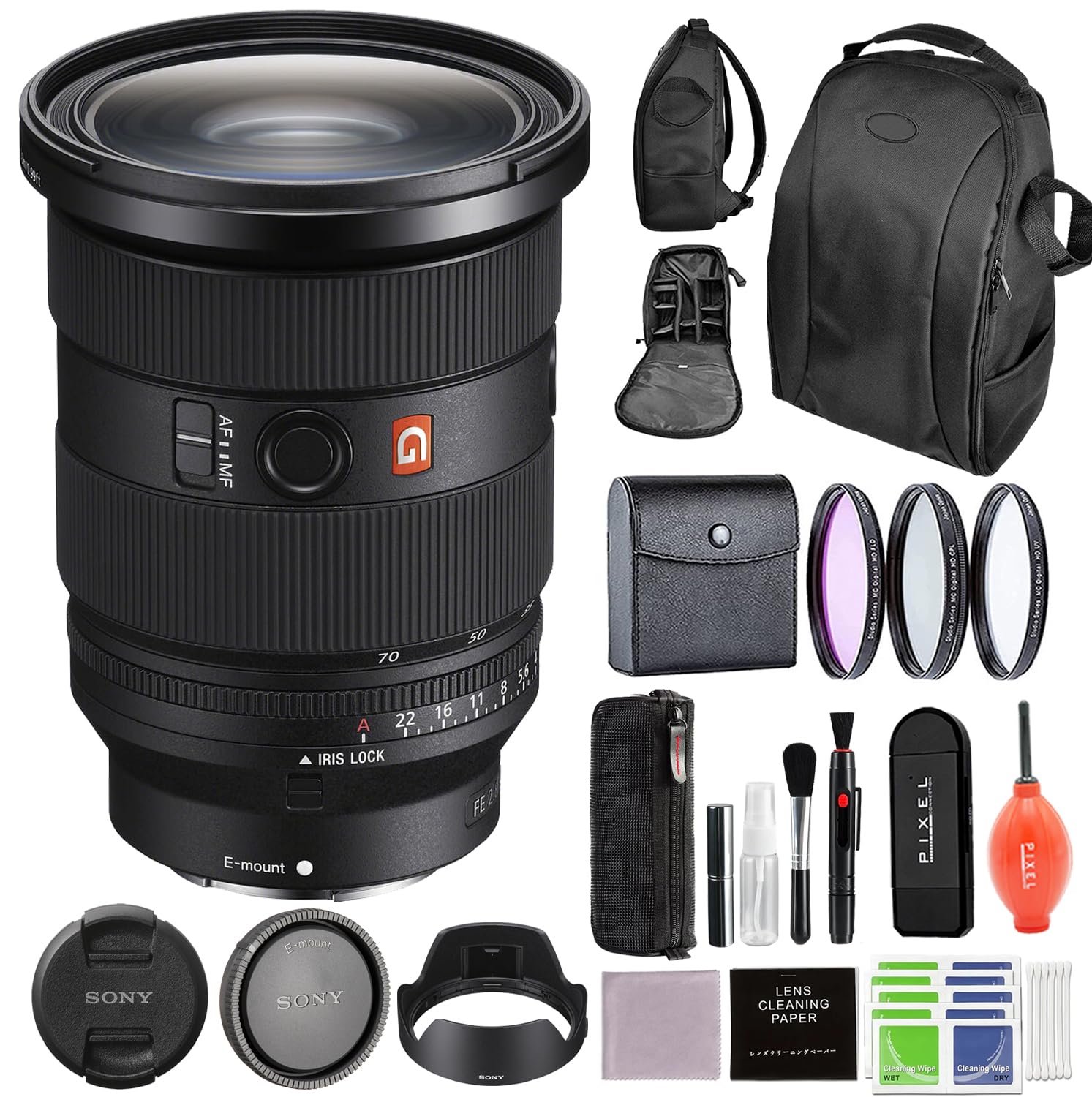 Amazon.com : Sony FE 24-70mm f/2.8 GM II Lens (SEL2470GM2) Bundle