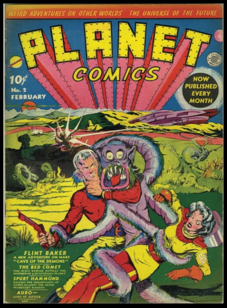 Amazon.com: Planet Comics #2: Vintage | Golden Age | Sci-Fi