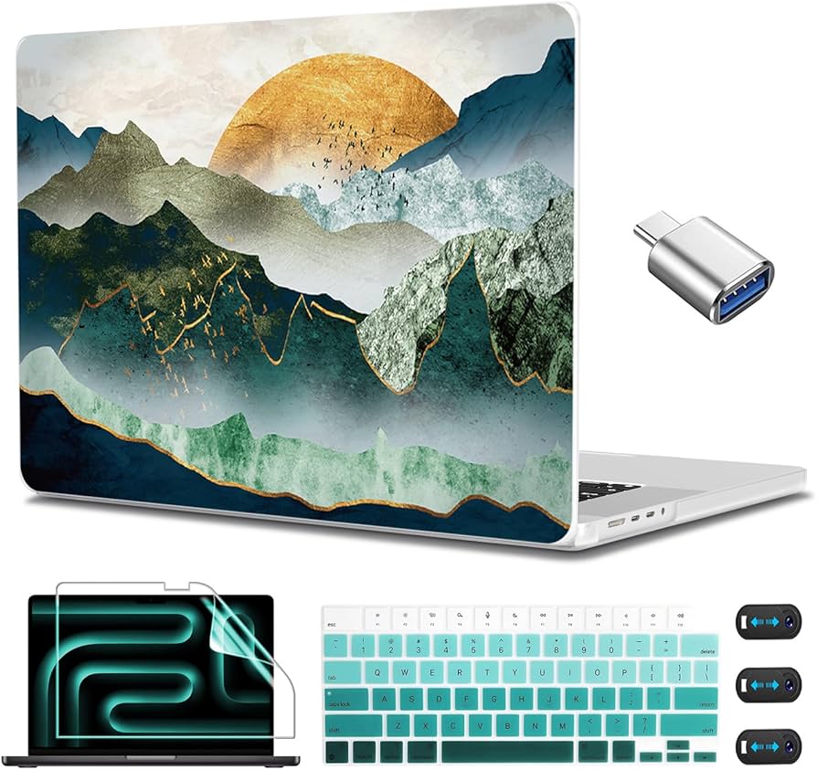 Amazon.com: CISSOOK Mountain Case for MacBook Pro 14 inch 2025