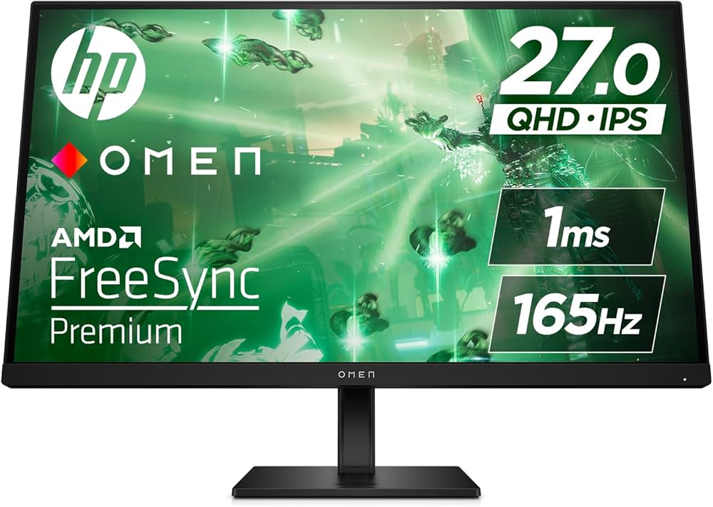 Amazon.co.jp: HP ゲーミングモニター OMEN 27q 27.0インチ QHD 165Hz