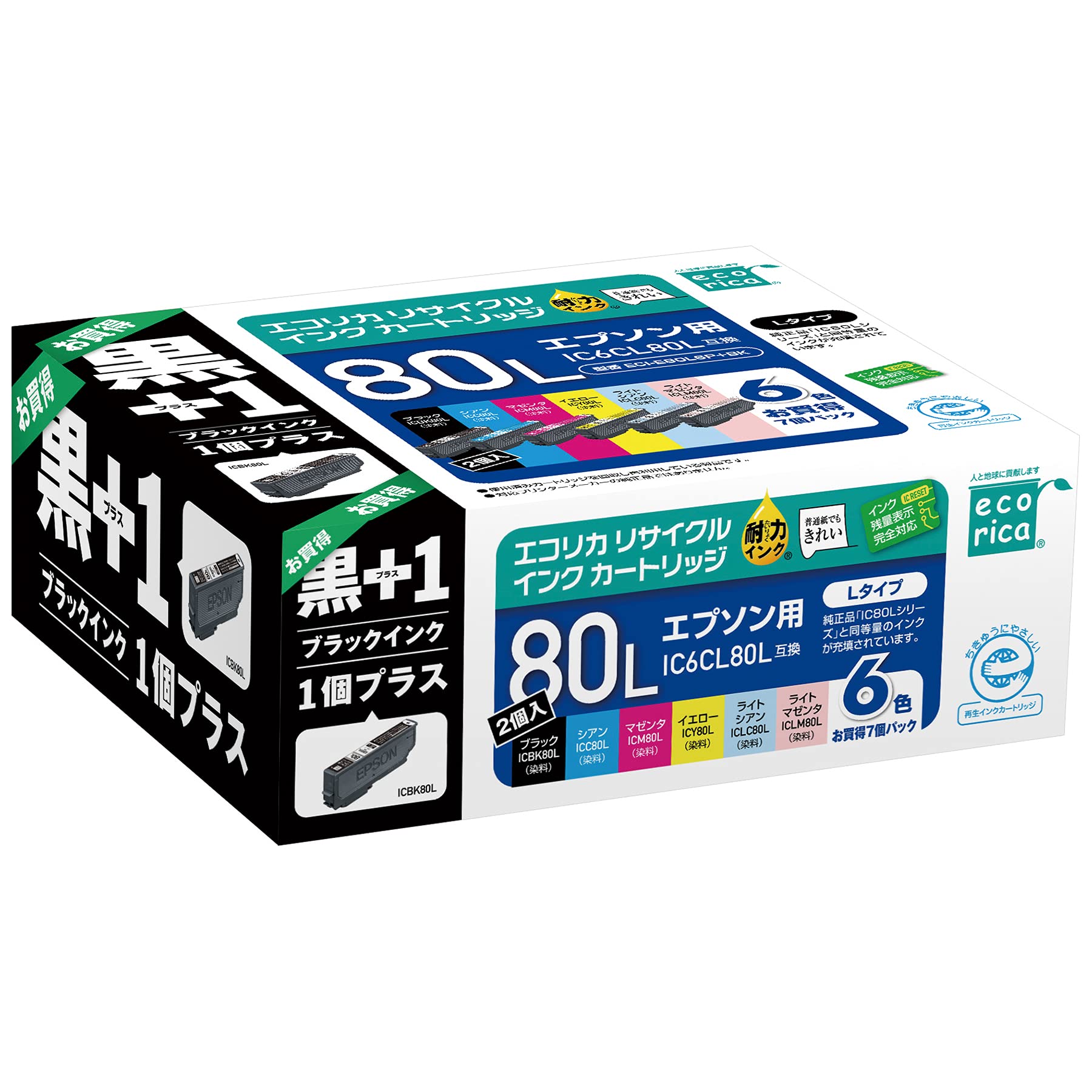 Amazon.co.jp: ECI-E80L6P+BK : パソコン・周辺機器