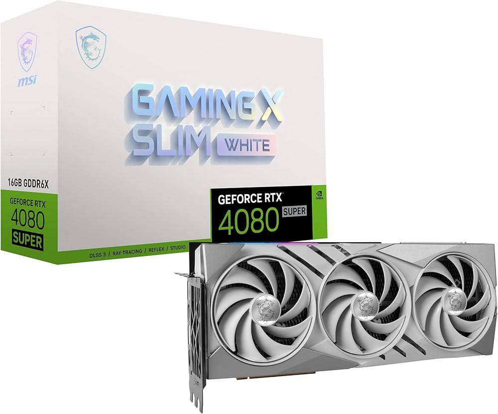 Amazon | MSI Gaming RTX 4080 Super 16G Gaming X Slim White