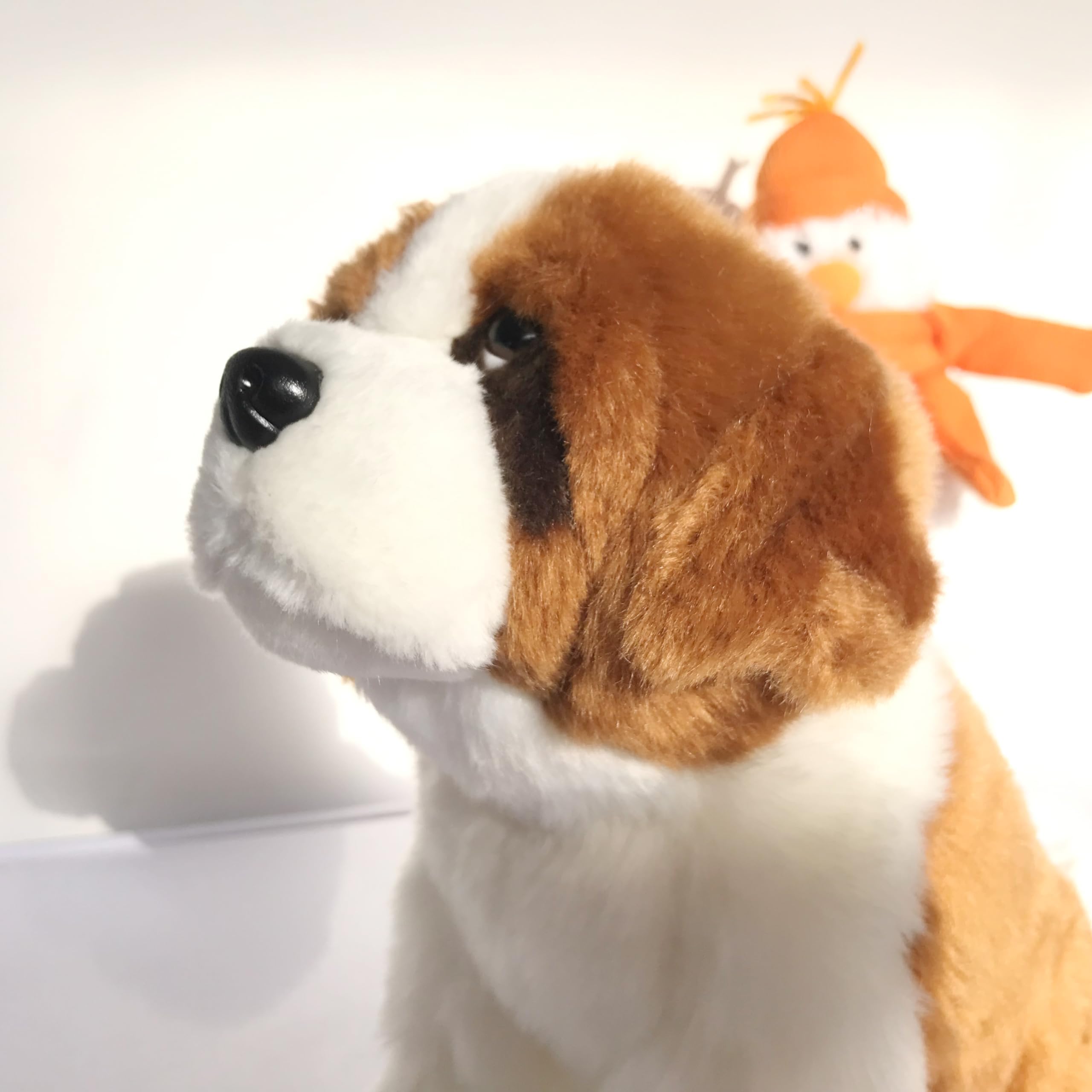 Amazon.co.jp: JIANEEXSQ 12インチ リアルなセントバーナード犬の