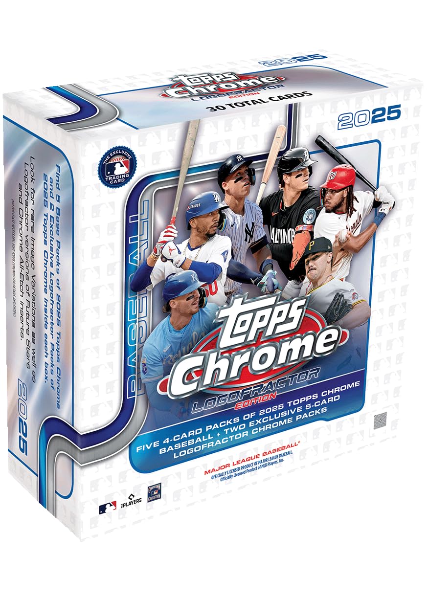 Amazon.co.jp: 2025 Topps Chrome Baseball - LOGOFRACTOR MEGA