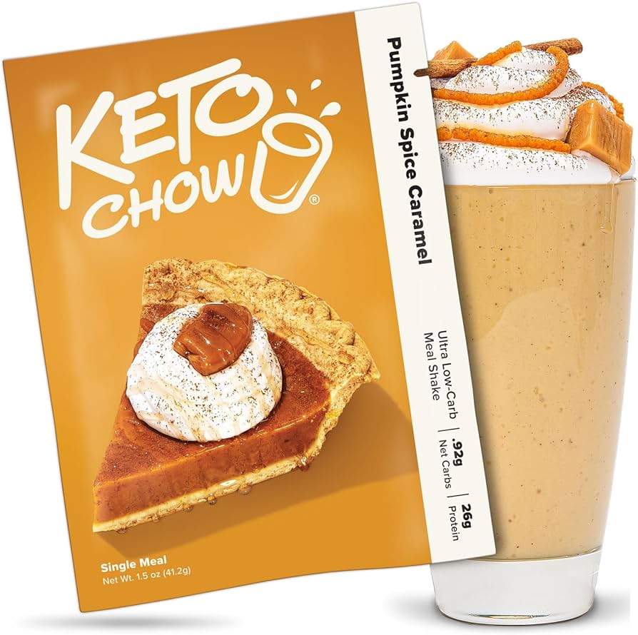 Amazon.com : Keto Chow Pumpkin Spice Caramel | Keto Meal