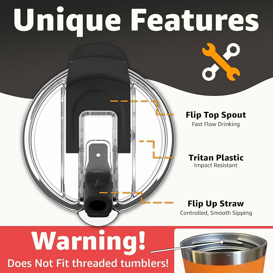 Amazon.com | Jmoe USA 42oz, 35oz, 30oz, 26oz Replacement Straw Lid