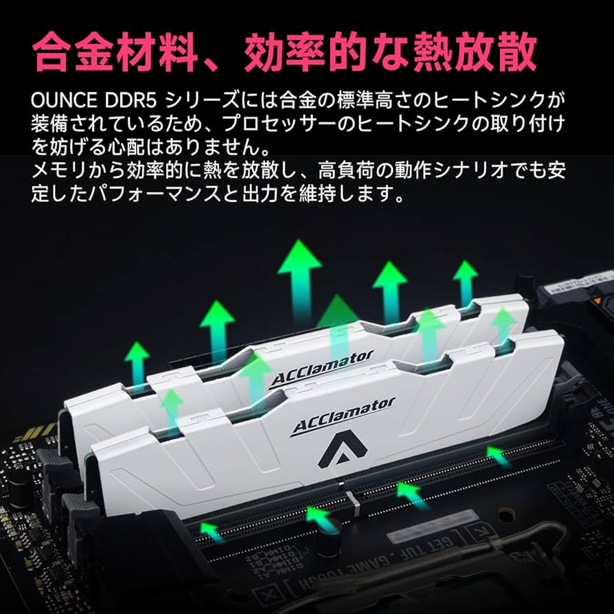 Amazon.co.jp: DDR5 48GB-6000MHz デスクトップPC用メモリ(24GB×2枚