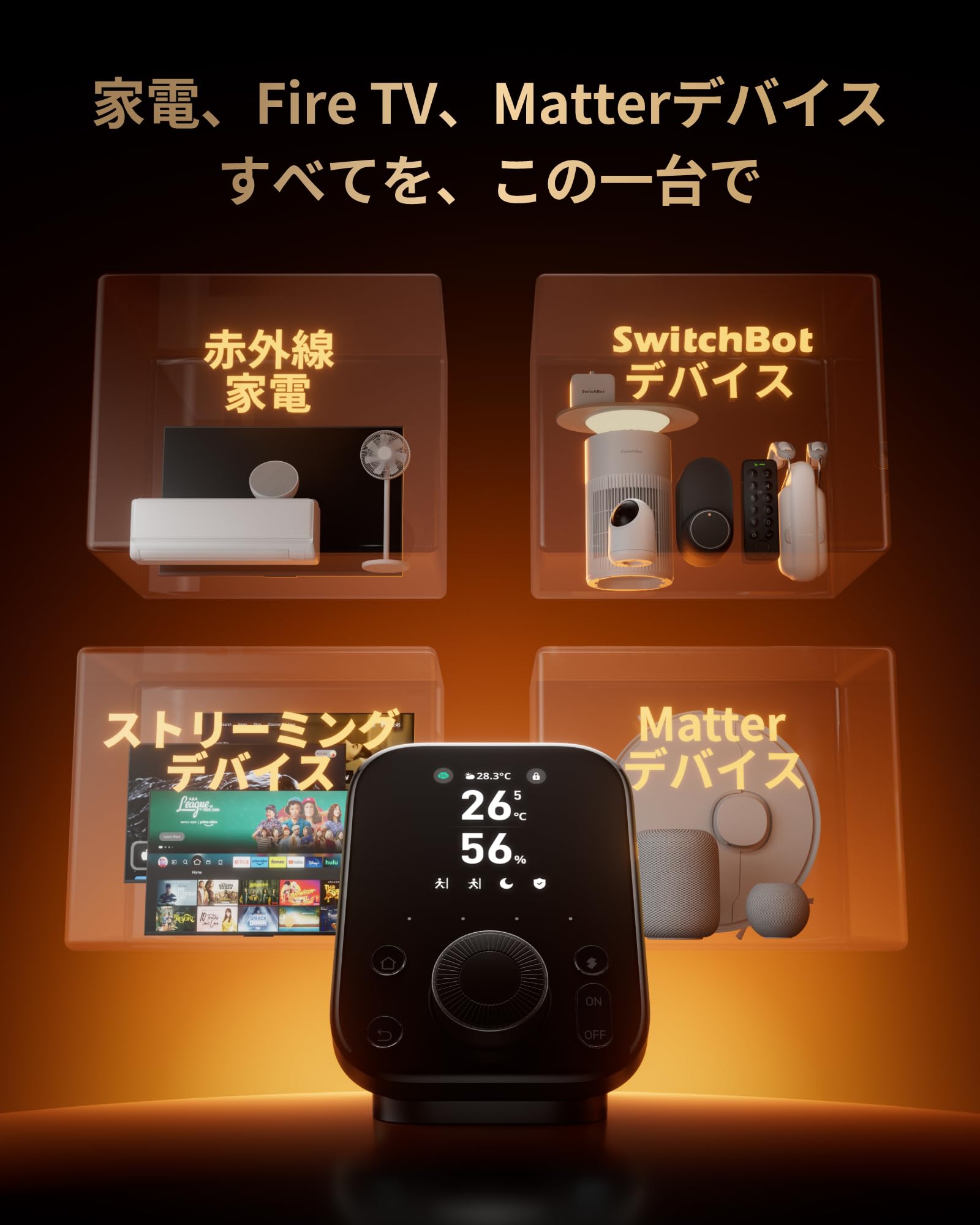 Amazon.co.jp: 【セット買い】SwitchBot ハブ3 防水温湿度計 学習