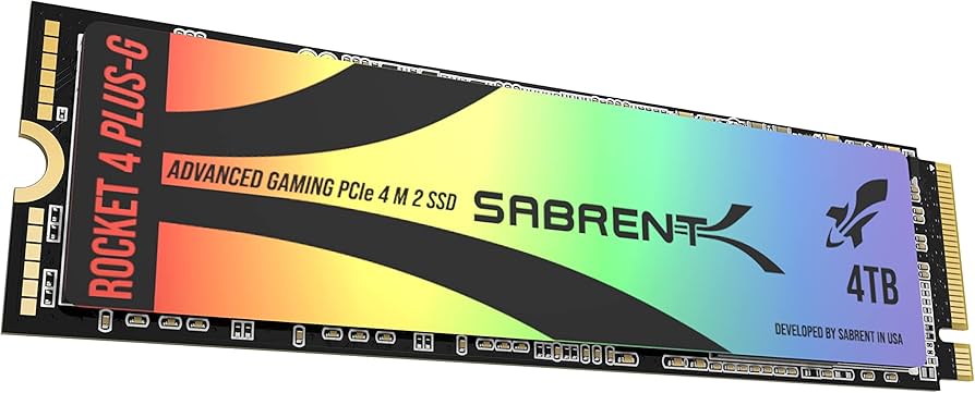 Amazon.com: SABRENT Rocket 4 Plus-G 4TB Advanced Gaming M.2 PCIe