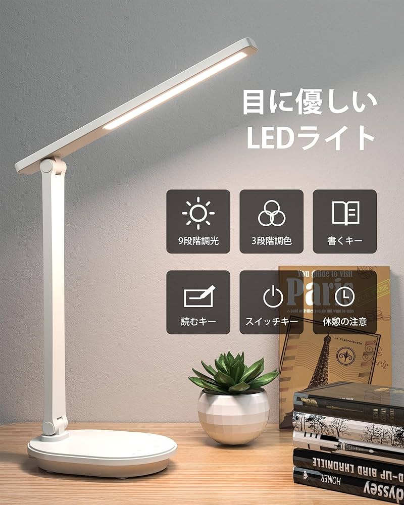 Amazon.co.jp: 【2024新登場・充電式両用】スタンドライト デスク