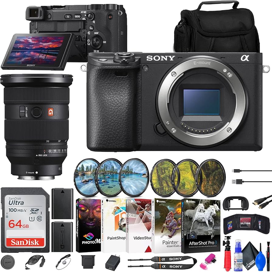 Amazon.com : Sony a6400 Mirrorless Camera (ILCE-6400/B) + Sony FE
