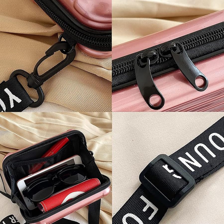 Amazon.com: LELEBEAR Mini Suitcase Bag Purse for Women, 2023 New