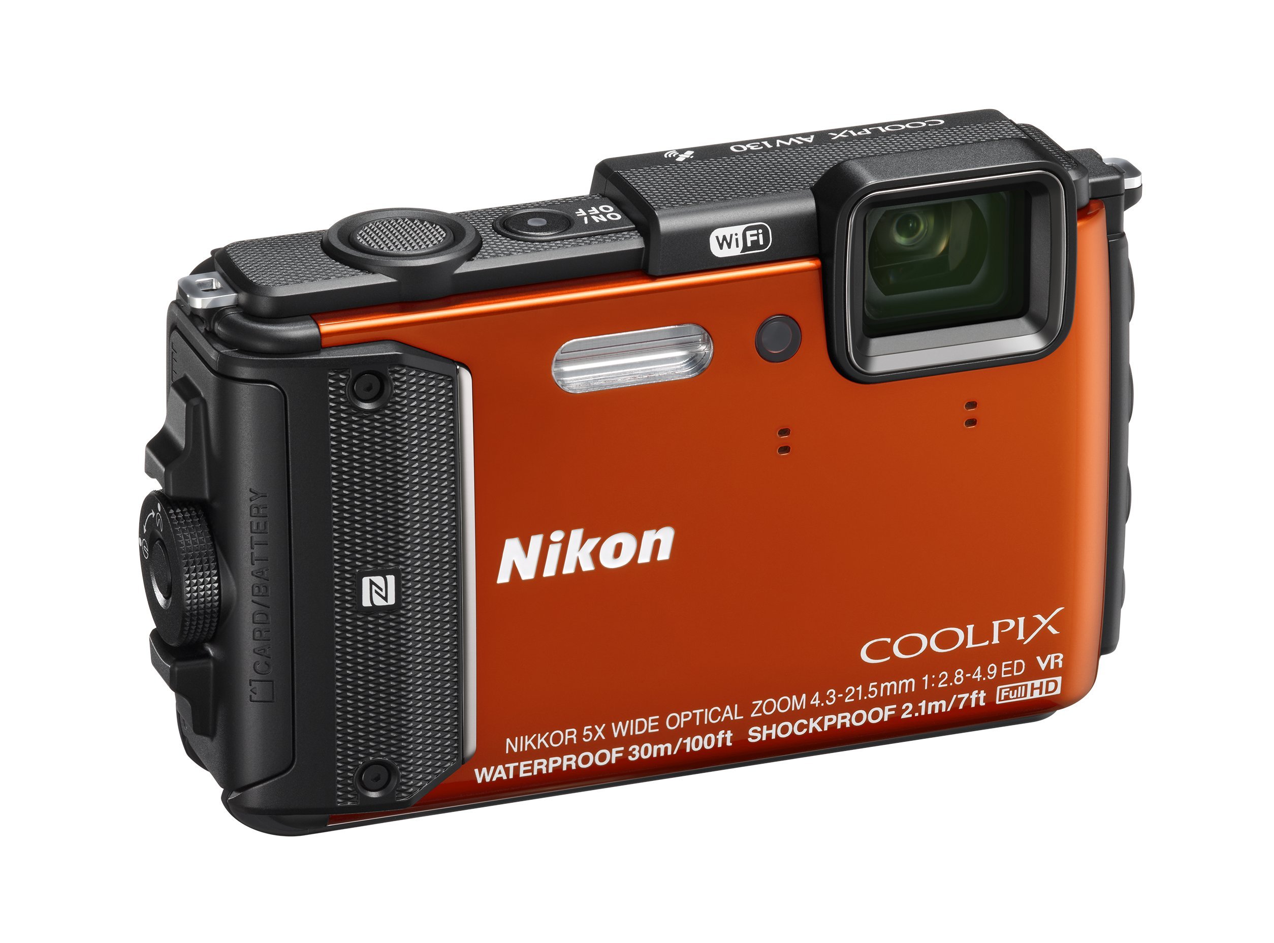 Amazon.com : Nikon Coolpix AW130 Shock & Waterproof GPS Digital