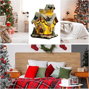 Amazon.co.jp: ライト付きクリスマスハウス、ホリデーライトハウス