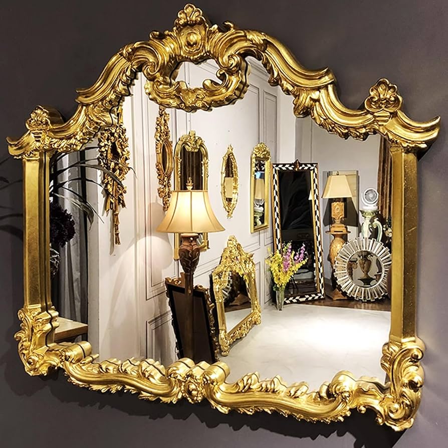 Amazon.com: Large Vintage Hanging Mirrors, Baroque Antique Arched