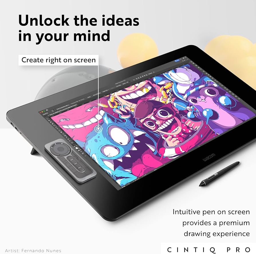 Amazon.com: Wacom Cintiq Pro 24 Creative Pen and Touch Display
