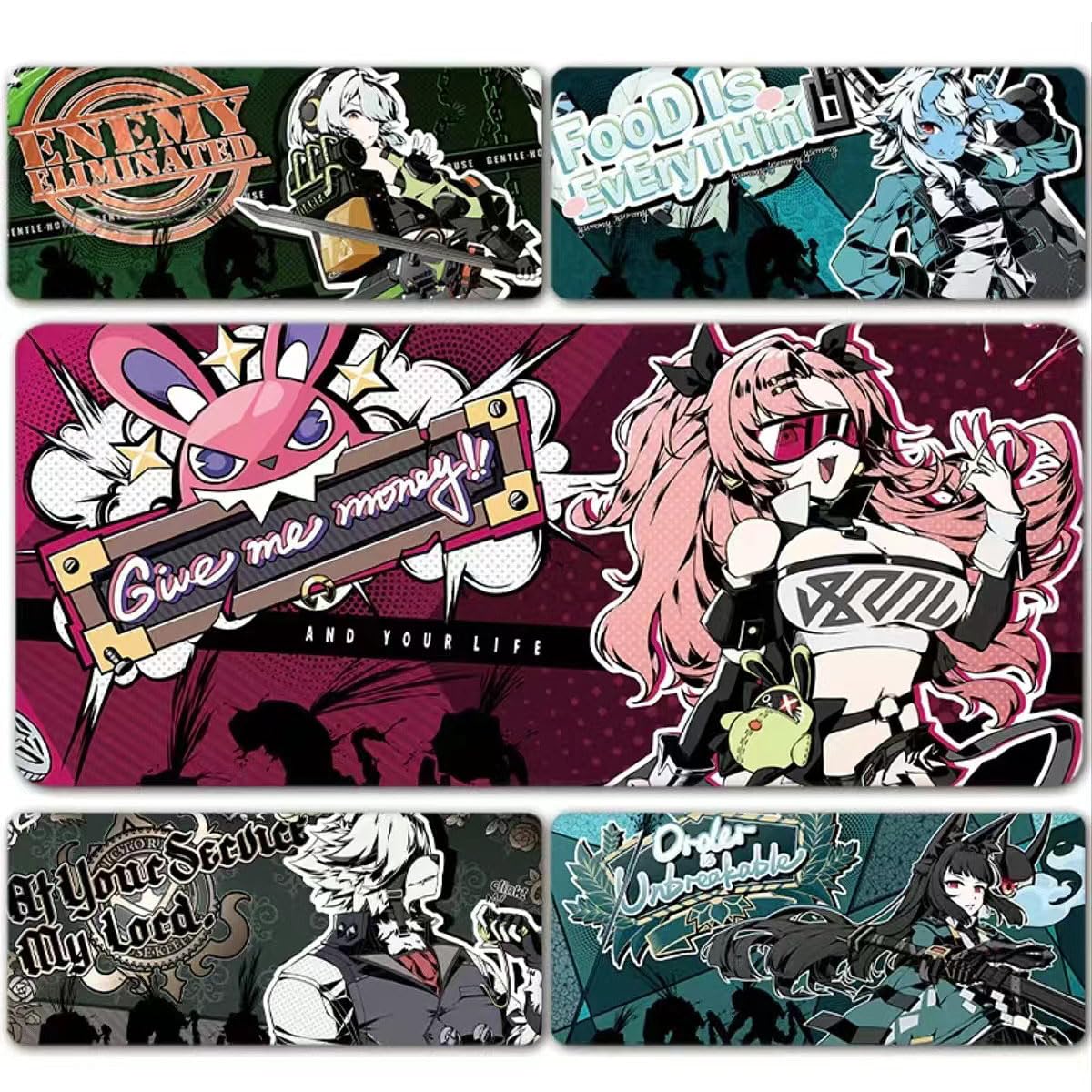 Amazon.co.jp: ゼンレスゾーンゼロ マウスパッド グッズ プレイマット