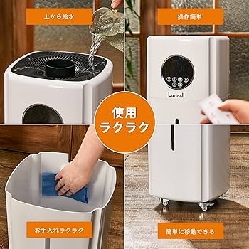 Amazon.co.jp: Laicidoll 加湿器 大容量 2000ml/h 業務用 家庭用 21L