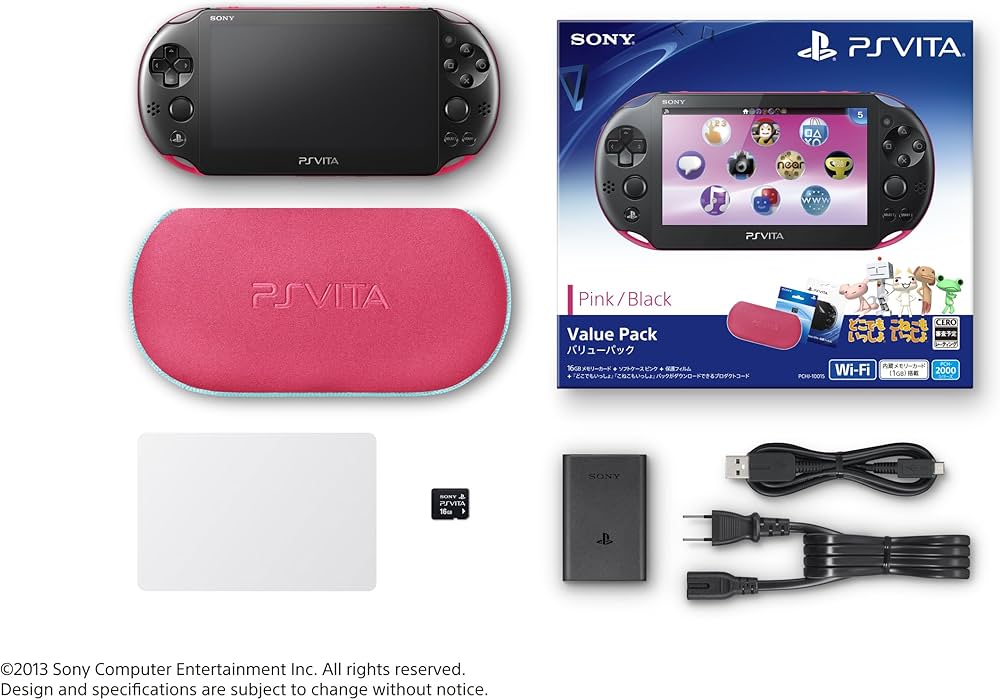 Amazon.co.jp: PlayStation Vita Value Pack ピンク/ブラック : Video